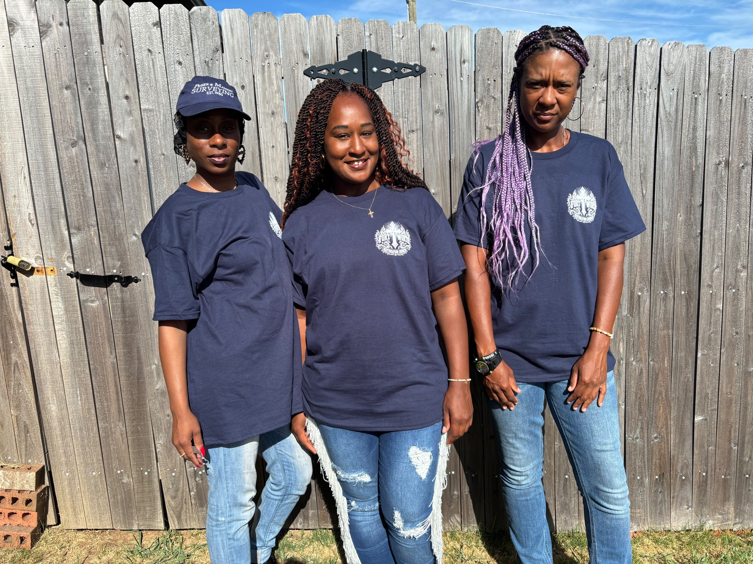 Women of Fort Worth Restoration Church standing together